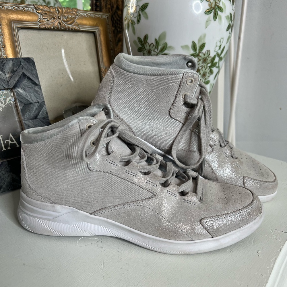 Under Armour Misty Copeland Silver Hightop Sneakers